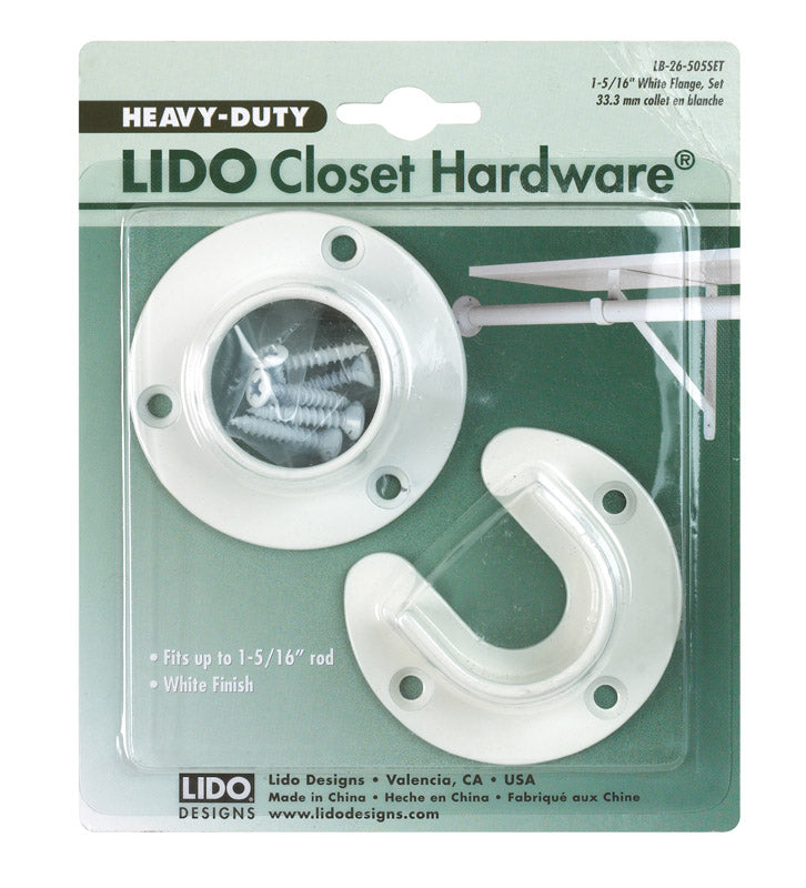 LIDO CLOSET FLANGE WHITE