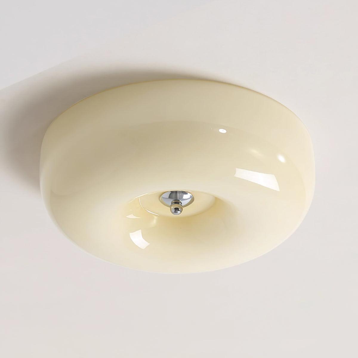 Cream Pudding Ceiling Lamp