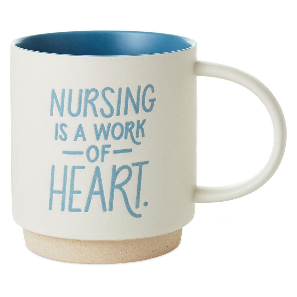 Hallmark  Nursing Is a Work of Heart Mug, 16 oz.