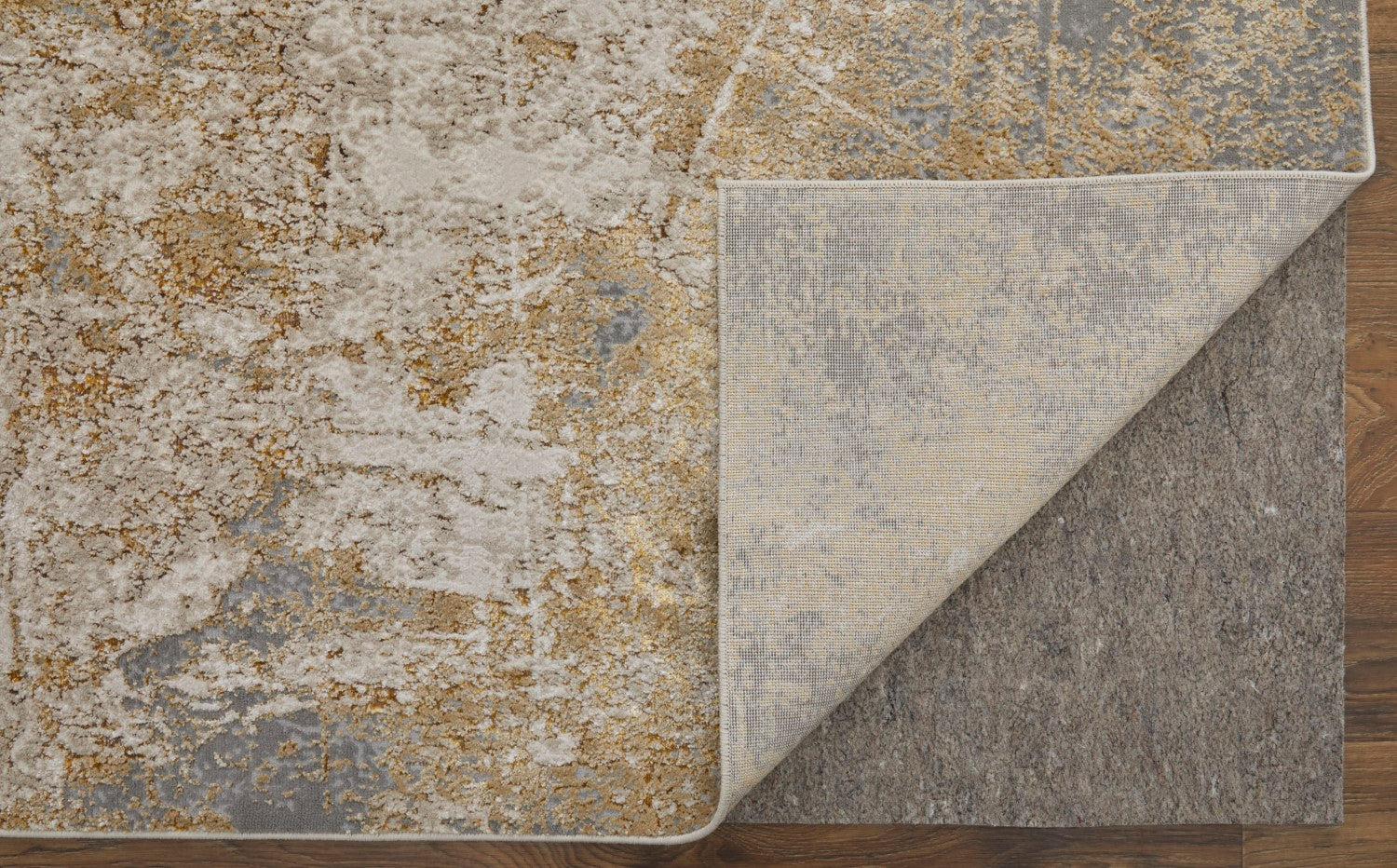 Tripoli Abstract Ivory/Brown/Gray Rug