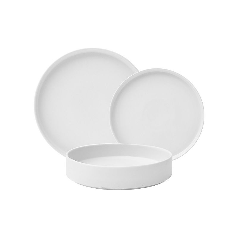 222 Fifth Kaden White 12-pc. Dinnerware Set