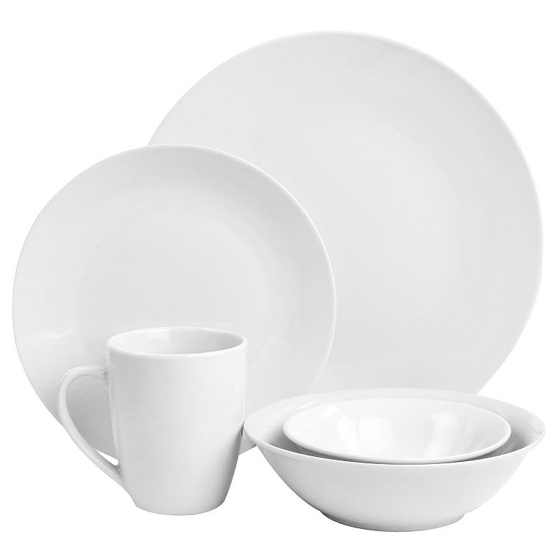 Gibson Home Classic Pearl Fine Ceramic 39 Piece Dinnerware Combo Set