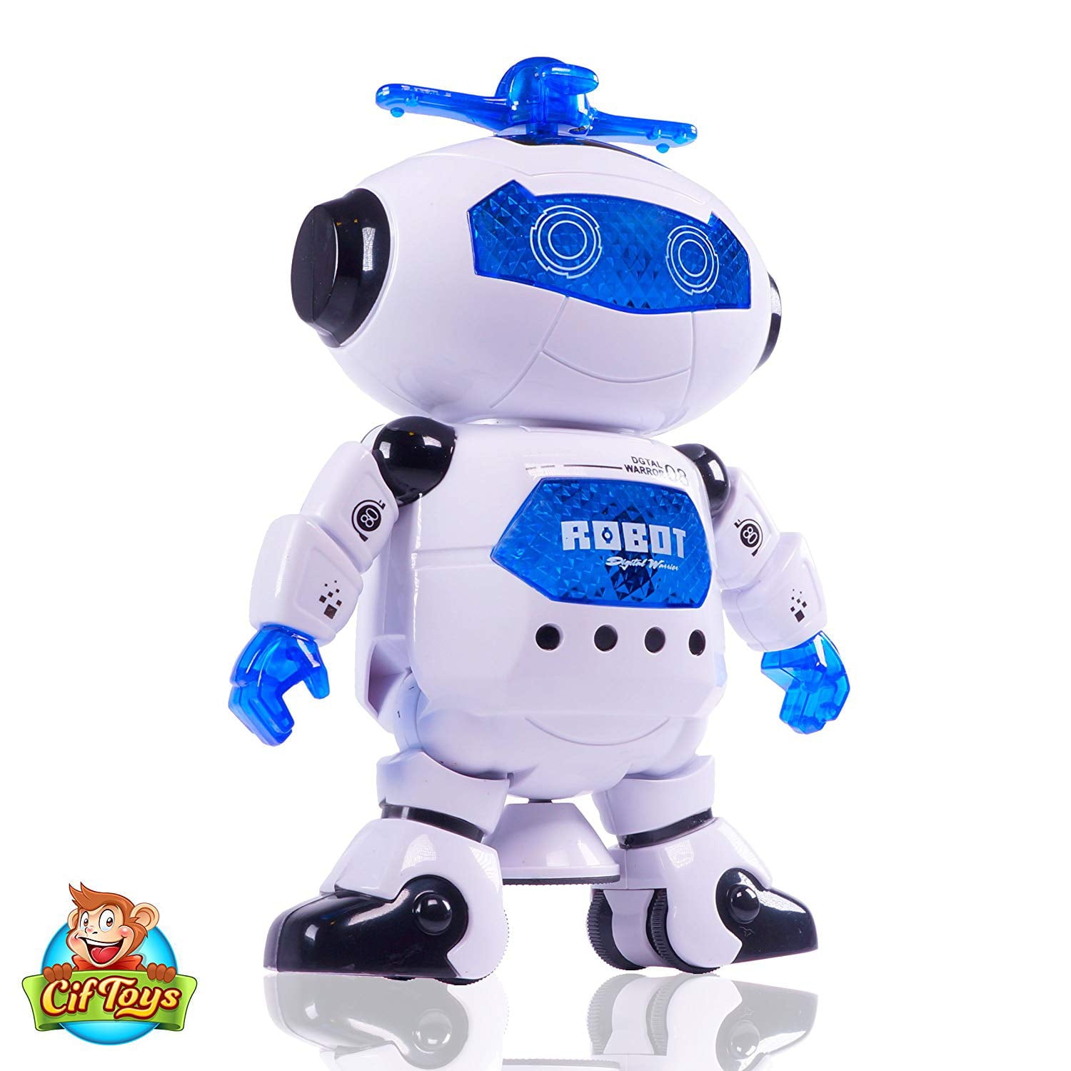 CifToys Electronic Walking Dancing Robot Toy - Toddler Toys - Best Gift for Boys and Girls 3 Years Old