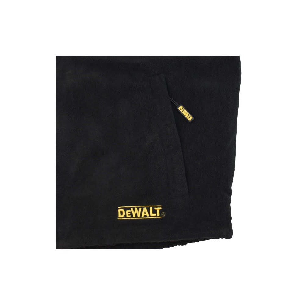 DEWALT 20V Fleece Vest Mens Heated Kit Reversible Small Black DCHV086BD1-S from DEWALT