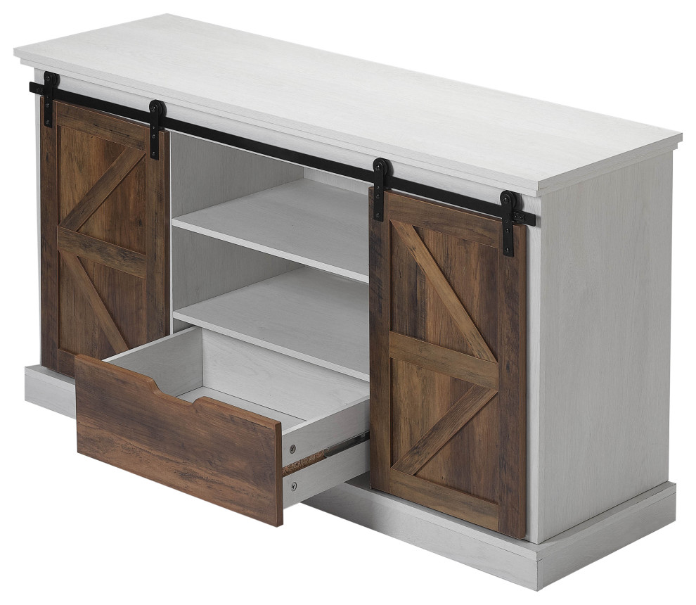 Lucca Media Console   Transitional   Console Tables   by Fire Sense  Houzz