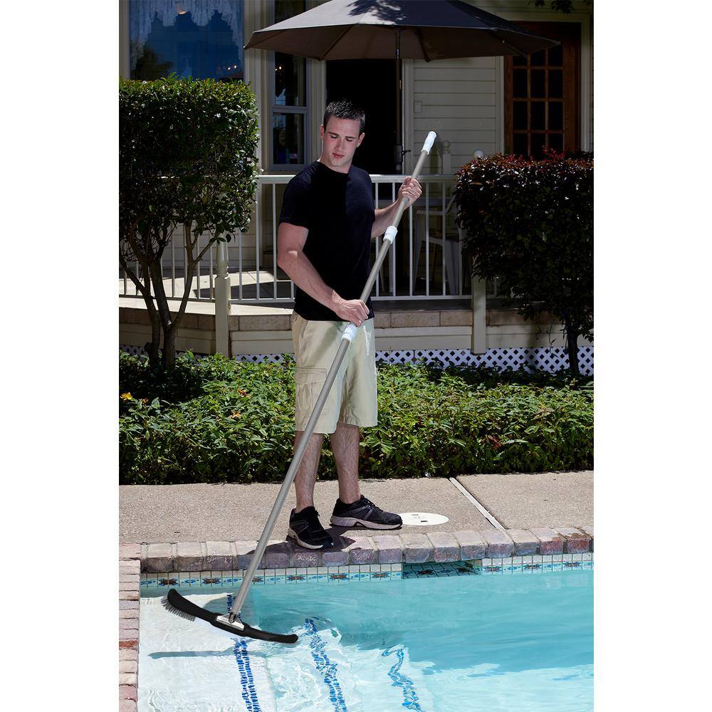 Poolmaster 15 ft. Telescopic Commercial Swimming Pool Pole (3-Piece) 21305