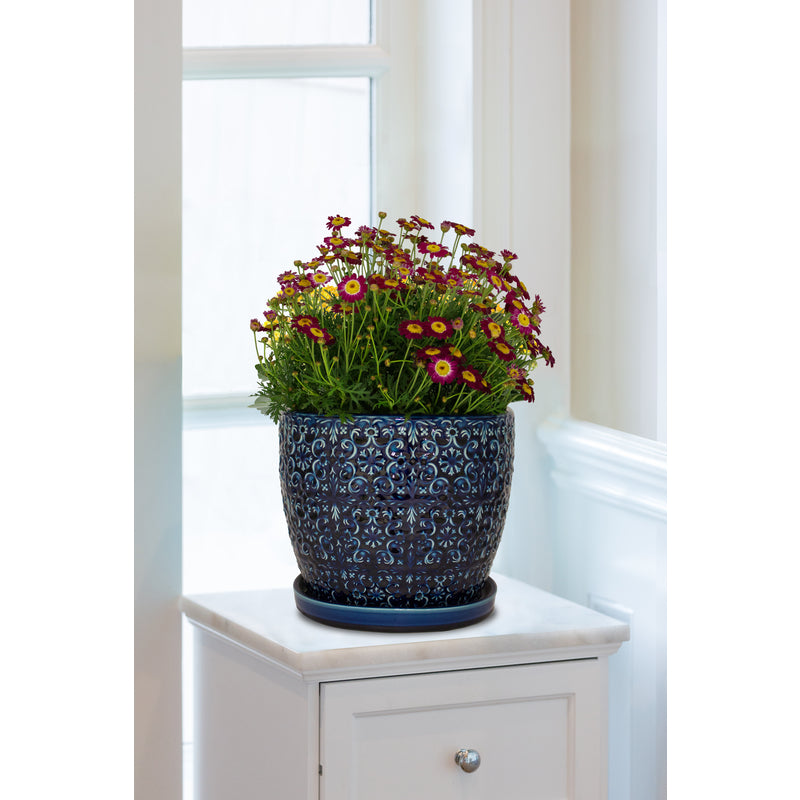 PLANTER MEDITER BLUE 12