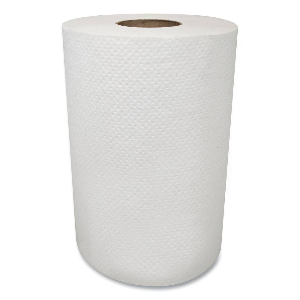 Morcon 8 in. x 350 ft. White Morsoft Universal Roll Paper Towels (12 RollsCarton) MORW12350