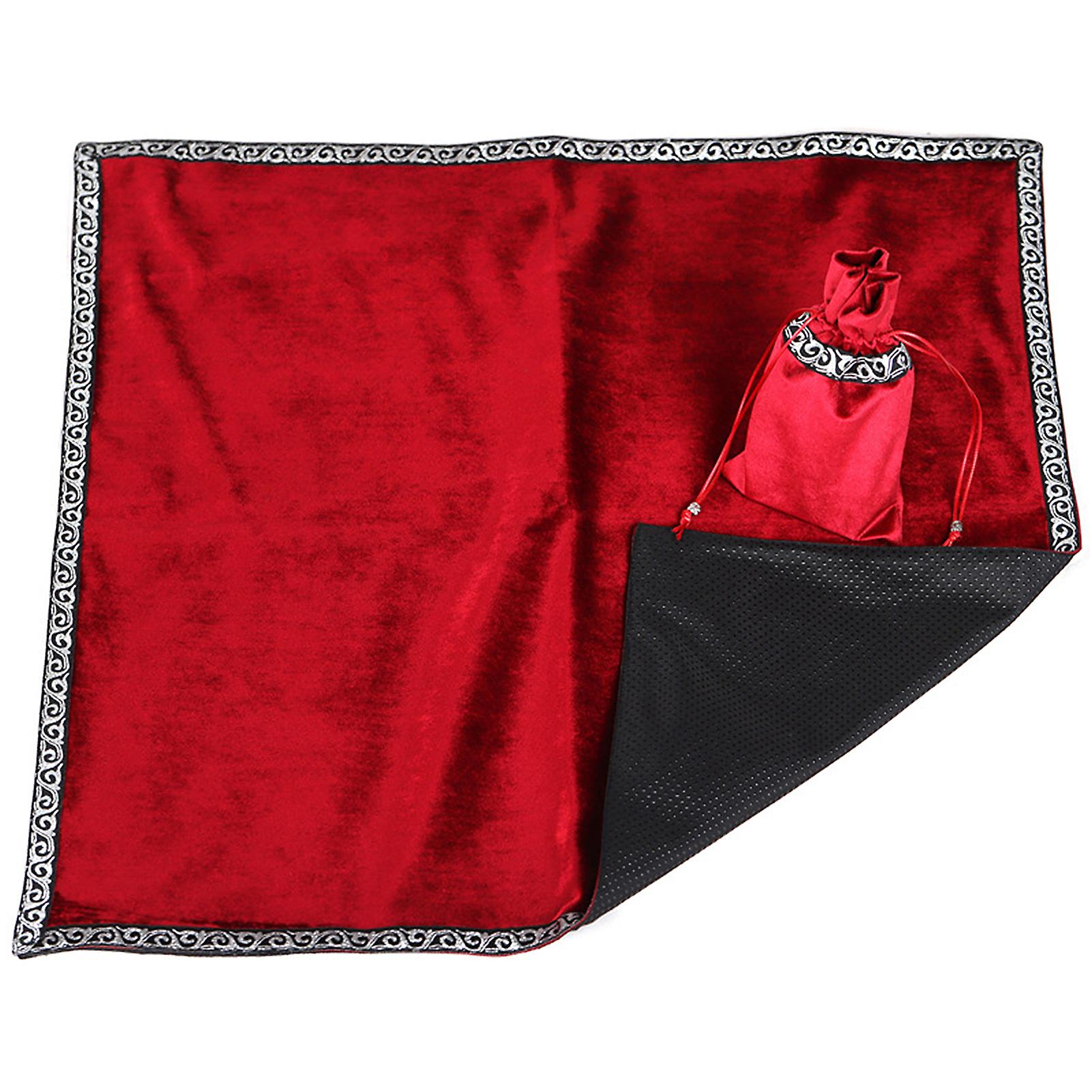 1 Tablecloth 1 Card Bag Red