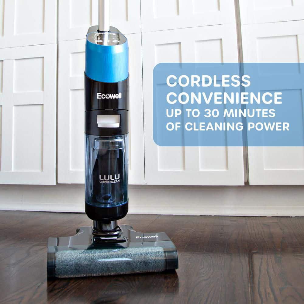 ECOWELL Lulu QuickClean Cordless Bagless SelfPropelled WetDry Self Cleaning Vacuum Cleaner and Mop for Hard Floors and Rugs