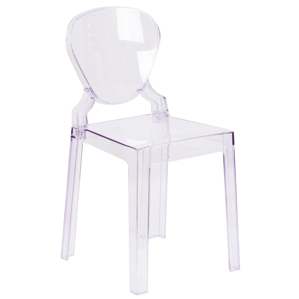 Chair with Tear Back in Transparent Crystal   Wedding Chairs   15.75\