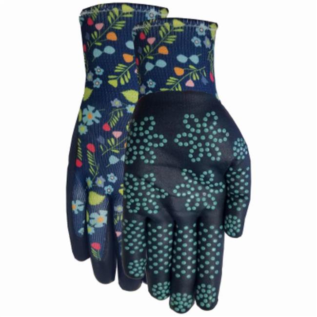 Midwest Quality Gloves 103475 MAX Grip Garden Glove&#44; Blue