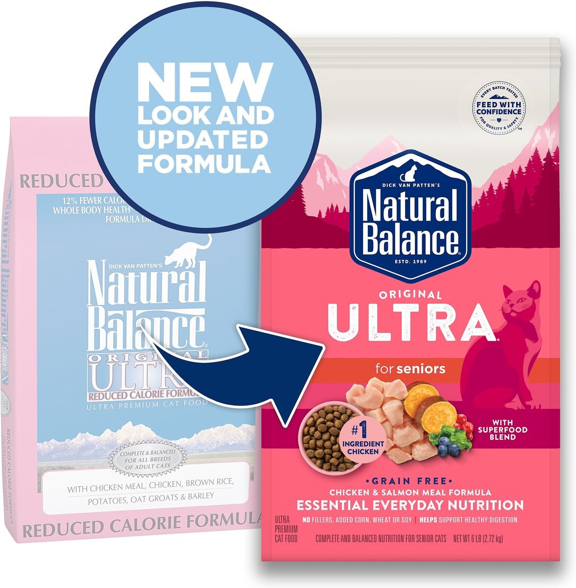 Natural Balance Original Ultra Indoor Chicken and Salmon Meal Dry Cat Food