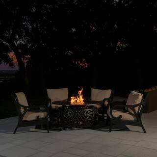 Fire Sense Toulon 48 in. W x 24 in. H Outdoor Gas Fire Pit 62198