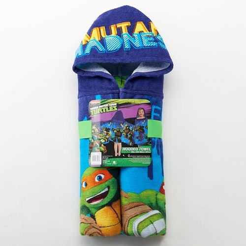 TMNT Teenage Mutant Ninja Turtles Ooze Hooded Beach Towel Bath Wrap