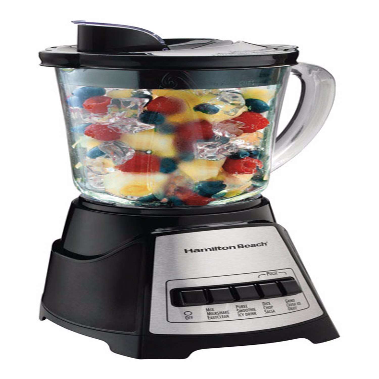 Hamilton Beach Power Elite Blender 40 oz. 12 Stainless Steel 700 watts