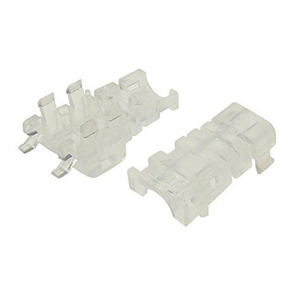 NTW net-Lock Lockable Cat5e RJ45 Snap-On Strain Relief Convertible Boots NL-SRNRT-CL5