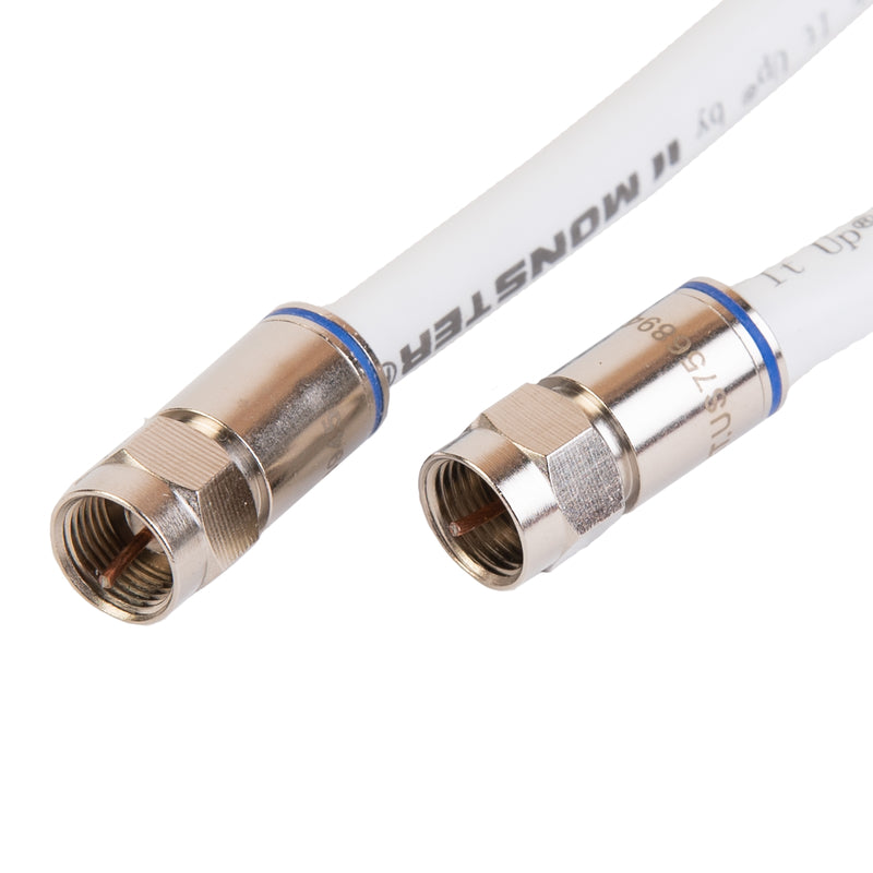 CABLE RG6 QUAD 25' WHITE