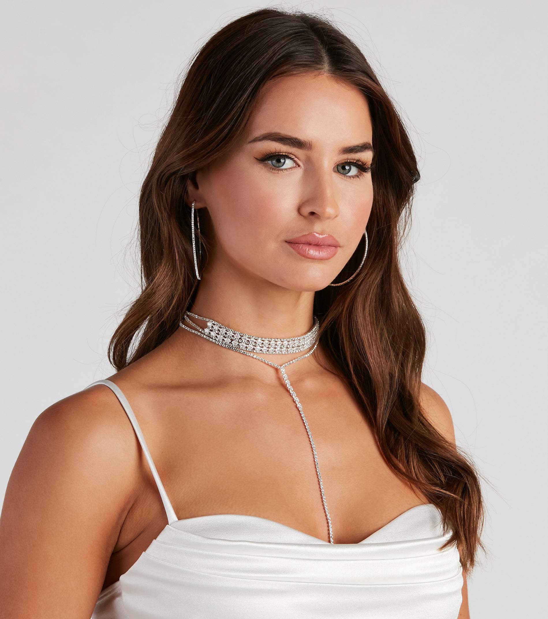 Love For Glam Choker And Necklace