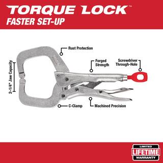 MW Torque Lock Locking Pliers with Screwdriver Set (16-Piece) 48-22-3690-48-22-2706