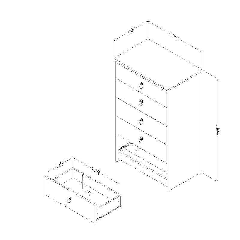 South Shore Plenny 5-Drawer Chest