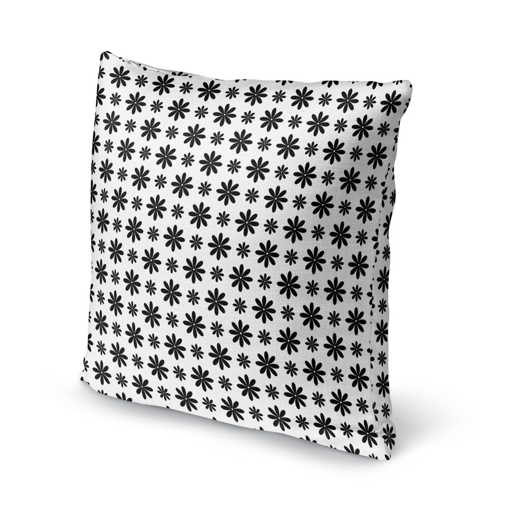 FLOWER SHOWER WHITE Accent Pillow By Kavka Designs