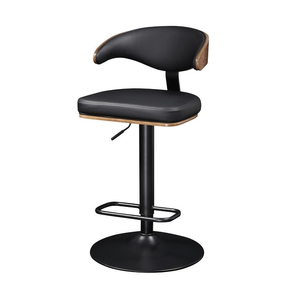 Art Leon Bentwood Swivel Adjustable Bar Stool