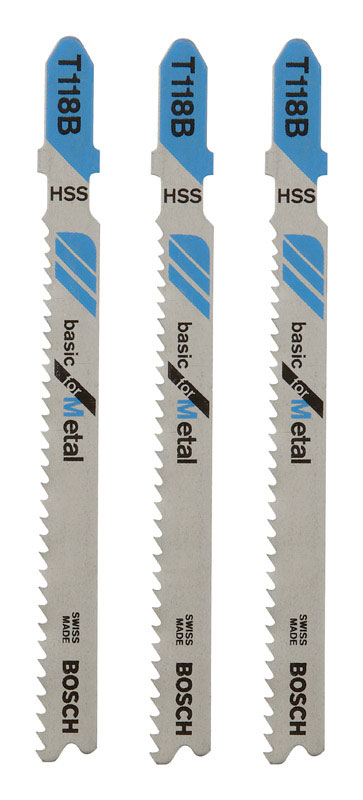 Bosch 3-5/8 in. High Carbon Steel T-Shank Jig Saw Blade 14 TPI 3 pk