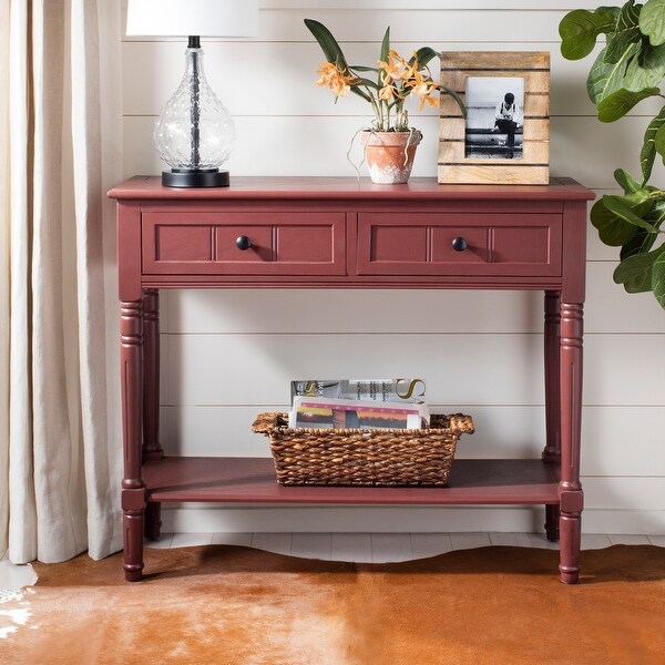 SAFAVIEH Samantha Red Console - 35.8