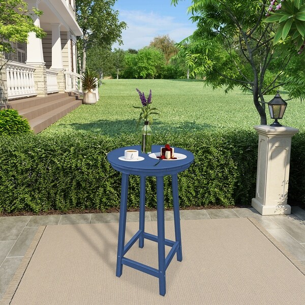 Outdoor Bar Table HIPS Plastic Bistro Table for Patio