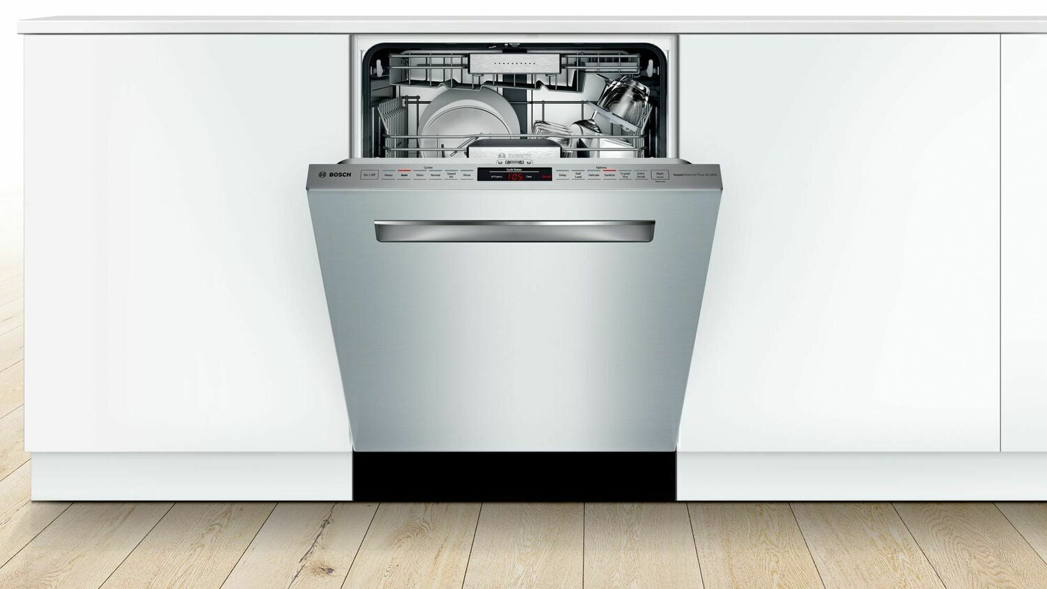 Bosch SHP88PZ55N Benchmark® Dishwasher 24'' Stainless Steel Shp88Pz55N