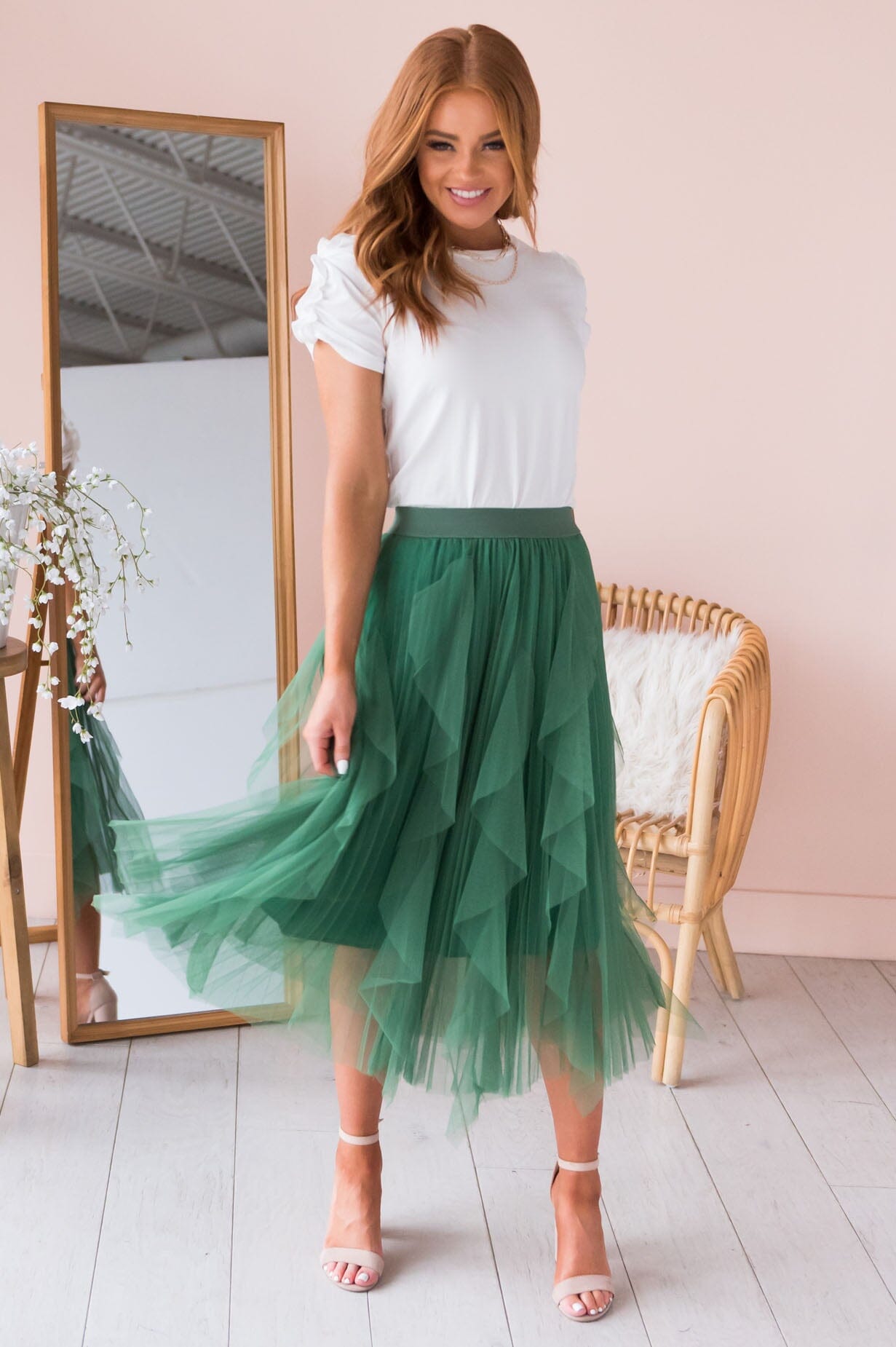 Far & Away Modest Tulle Skirt