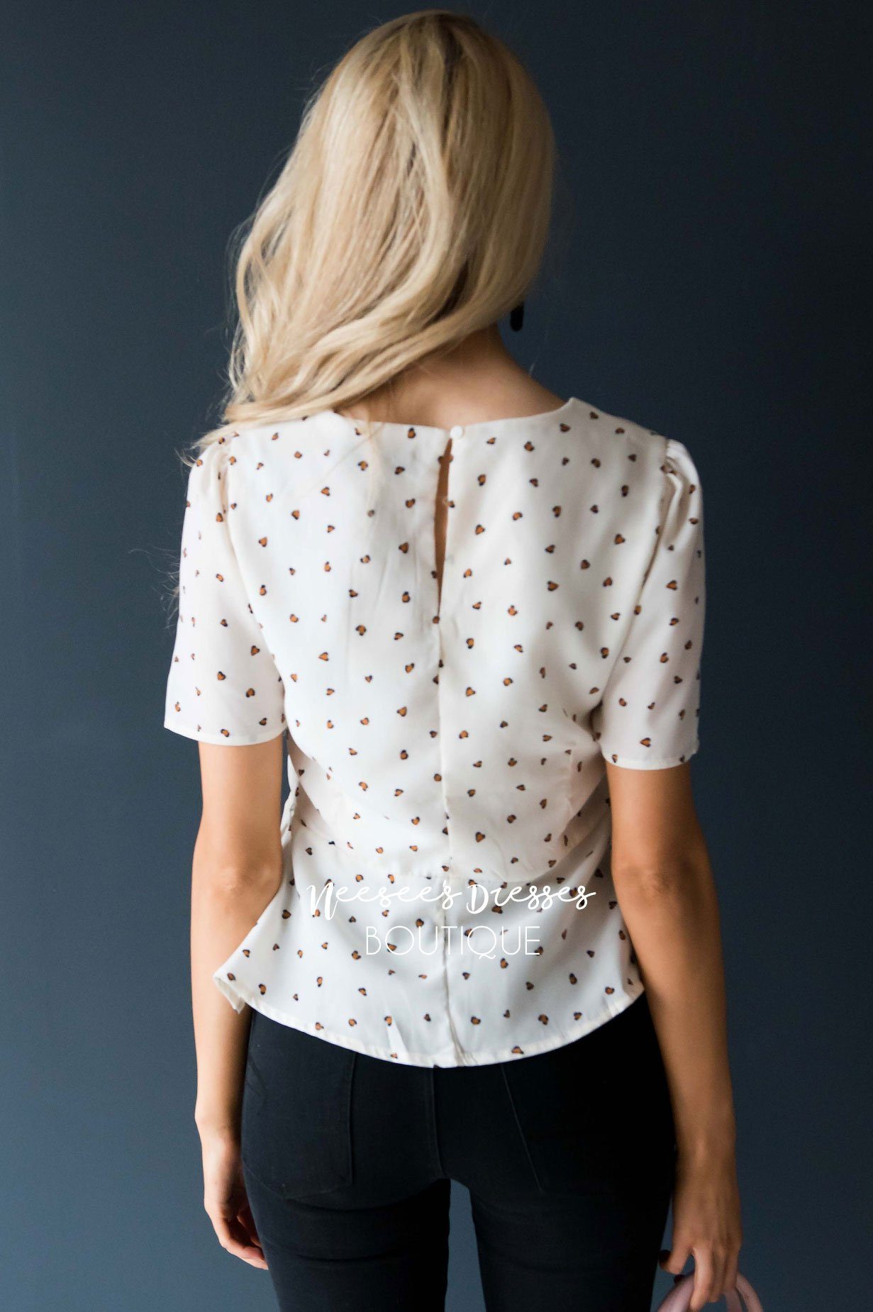 On The Prowl Mini Leopard Print Blouse