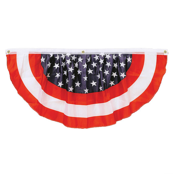 Morris Costumes BG54991RWB Stars Stripes Fabric Bu...