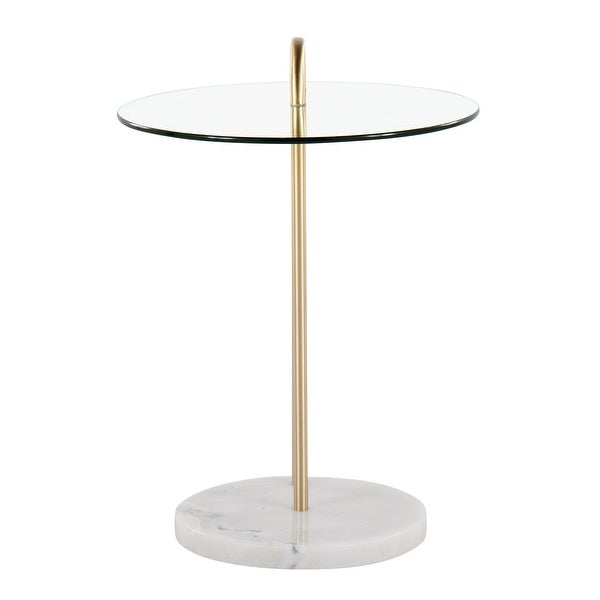 Silver Orchid Battista Side Table