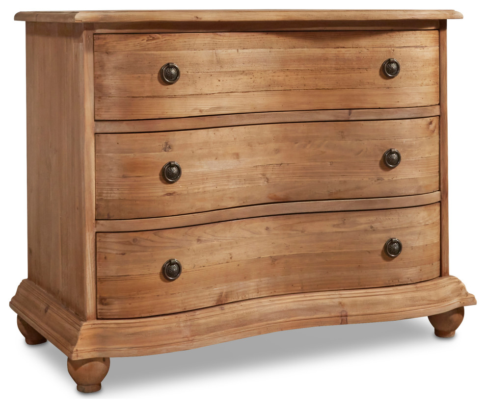 44 quotWide Reclaimed Pine Chest of Drawers Natural   Rustic   Accent Chests And Cabinets   by RFDesign  Houzz