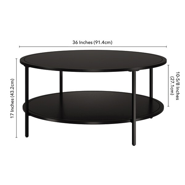 Sivil 36'' Wide Round Coffee Table