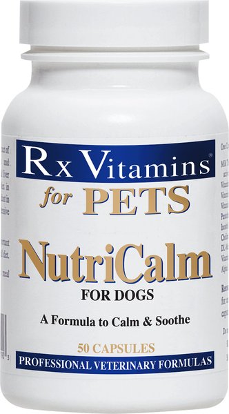 Rx Vitamins NutriCalm Capsules Calming Supplement for Dogs