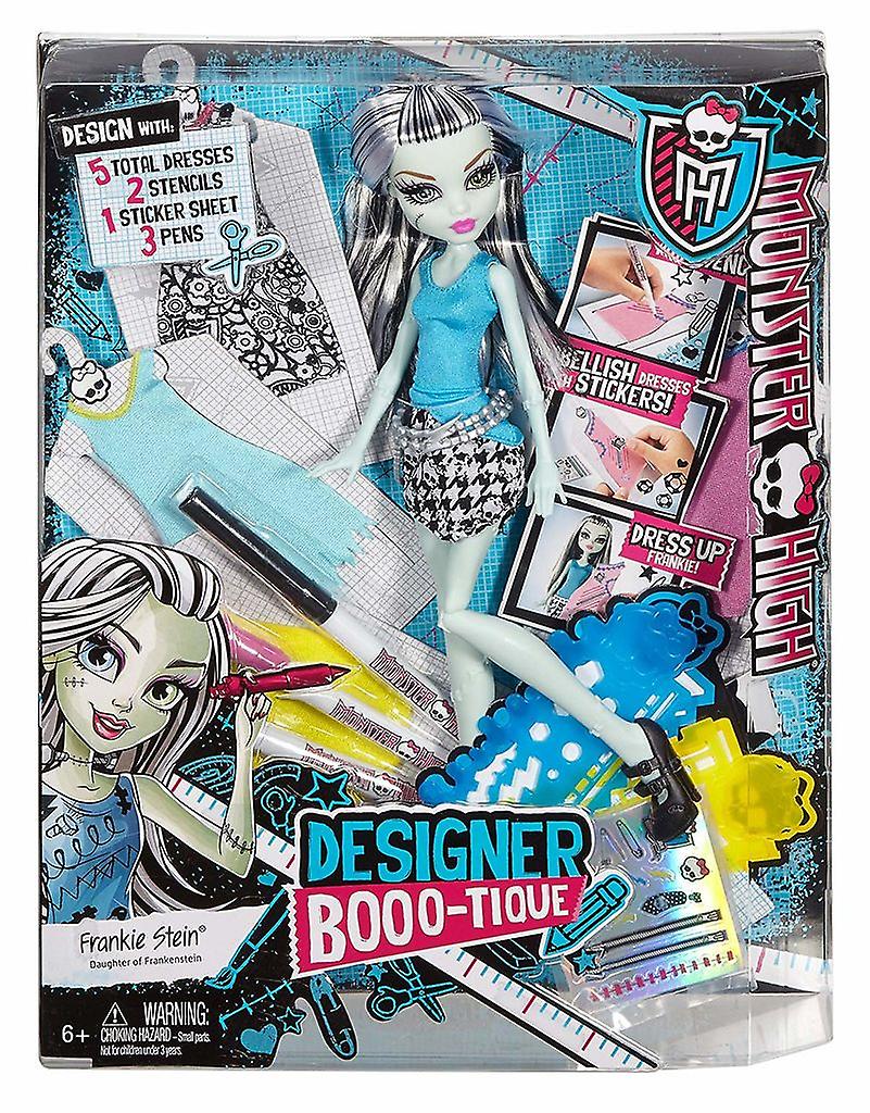 Monster High Designer Booo-tique Frankie Stein Doll and Fashions Docka