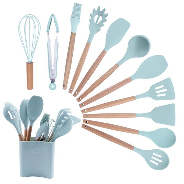 12-Piece Silicone Kitchen Utensils Set