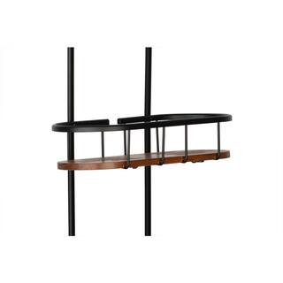 Utopia Alley Tia Rustproof Over the Shower Caddy 3 Teak Shelves SHC16