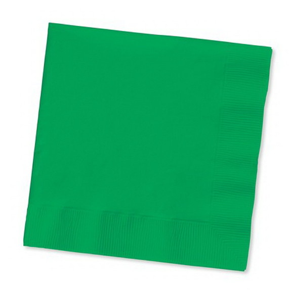 Creative Converting 523261 Emerald Green 2 Ply Lun...