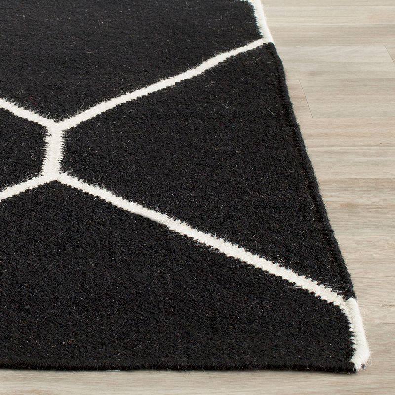 Safavieh Dhurries Netting Handwoven Flatweave Wool Rug