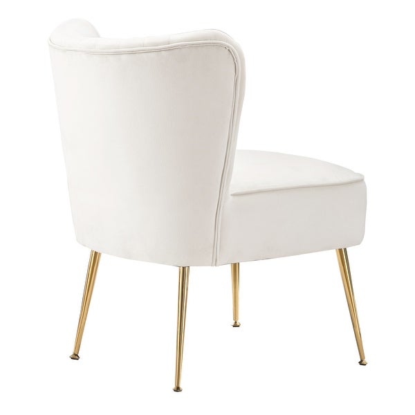 Haven Contemporary Velvet Upholstered Accent Chair