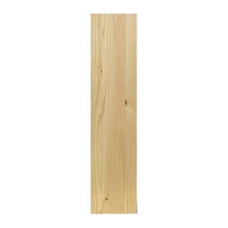 Common: 2132 in. x 18 in. x 6 ft. Actual: 0.656 in. x 17.25 in. x 72 in. Edge-Glued Pine Panel 0080105