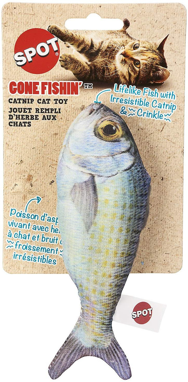 Ethical Pet  Assorted Gone Fishing With Catnip， 6.5