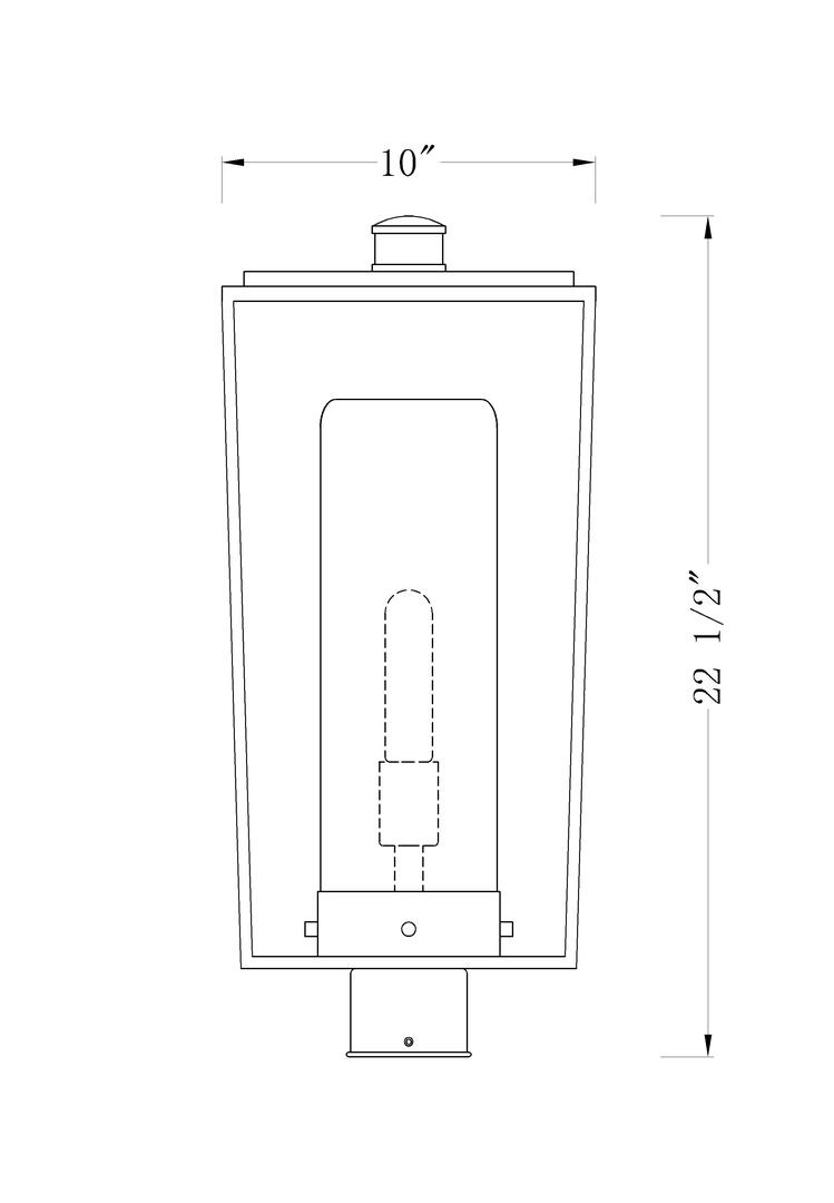 Z-Lite 594PHBRBK