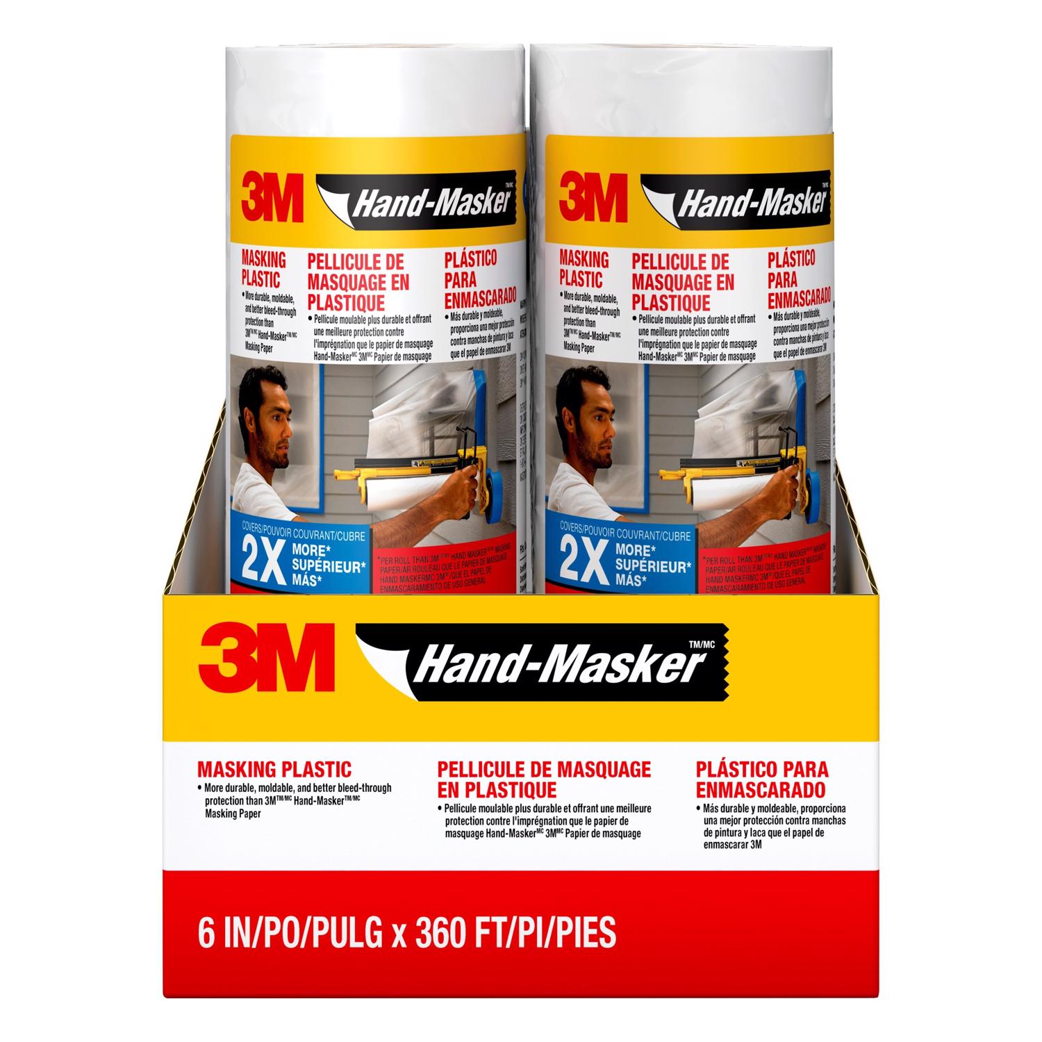 3M Hand-Masker 6 in. W X 360 ft. L Plastic Masking Film 1 pk