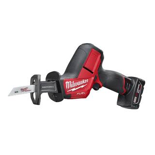 MW M12 FUEL 12V Lithium-Ion Brushless Cordless HACKZALL Reciprocating Saw Kit with 6.0Ah Battery 2520-21XC-48-11-2460