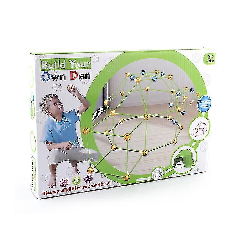 Diy Children's Tent Toy，tent Educational Toys， Diy Kids Construction Kit， Forts Construction Toys， B